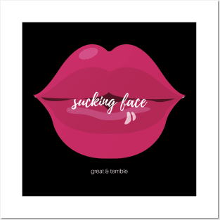 SUCKING FACE (Dark) Posters and Art